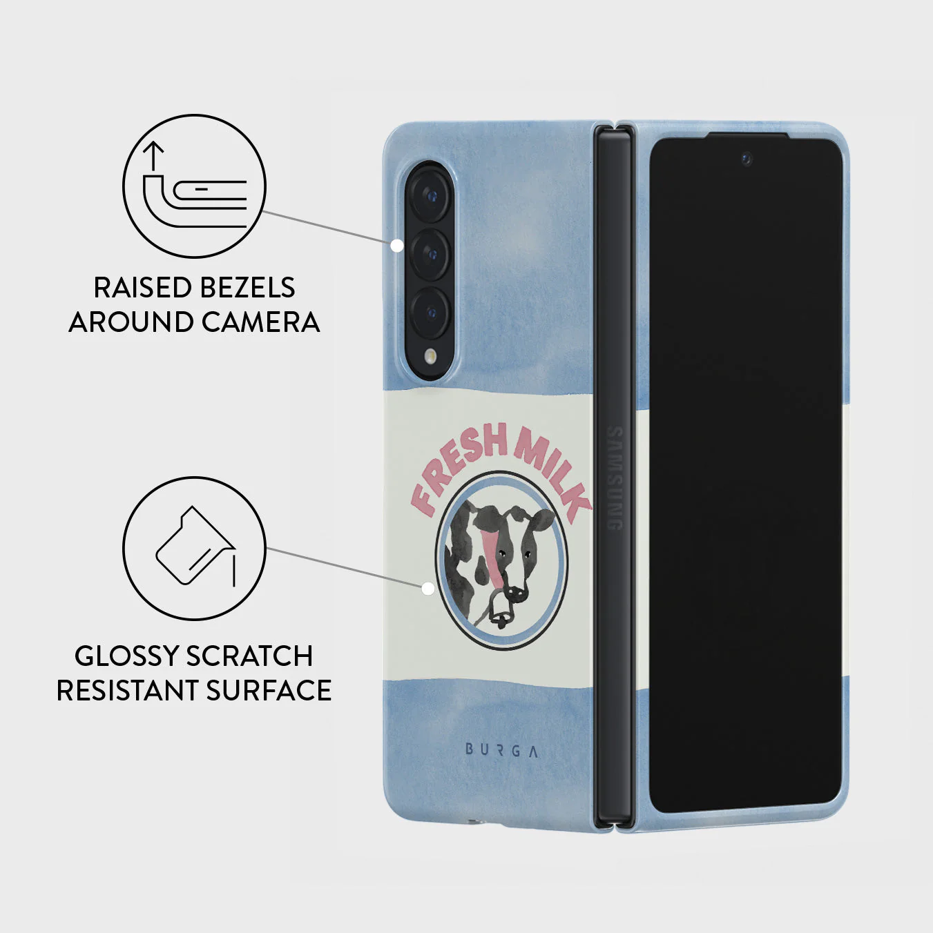Milkshake - Samsung Galaxy Z Fold 3 Case - Image 3