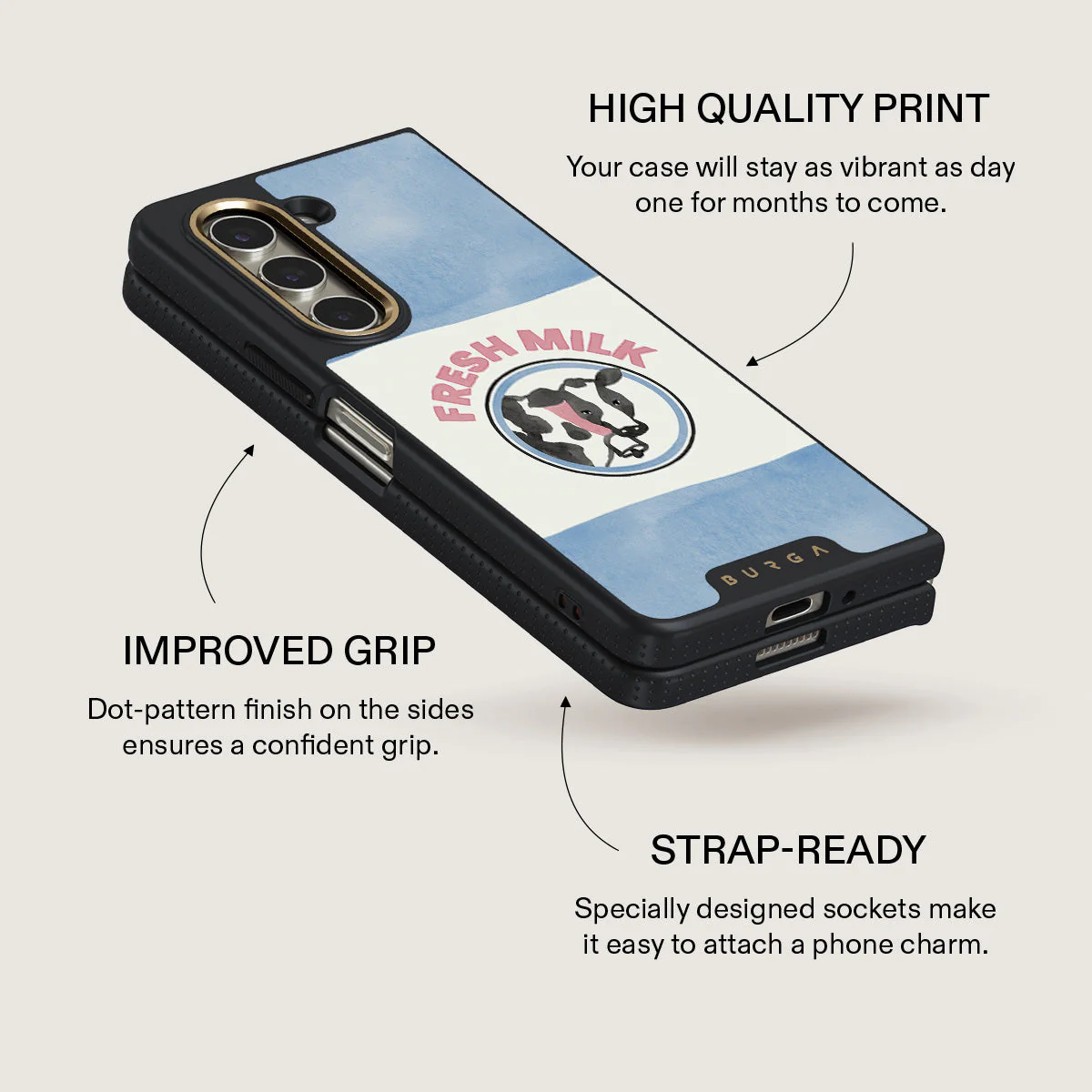 Milkshake - Samsung Galaxy Z Fold 5 Case - Image 5