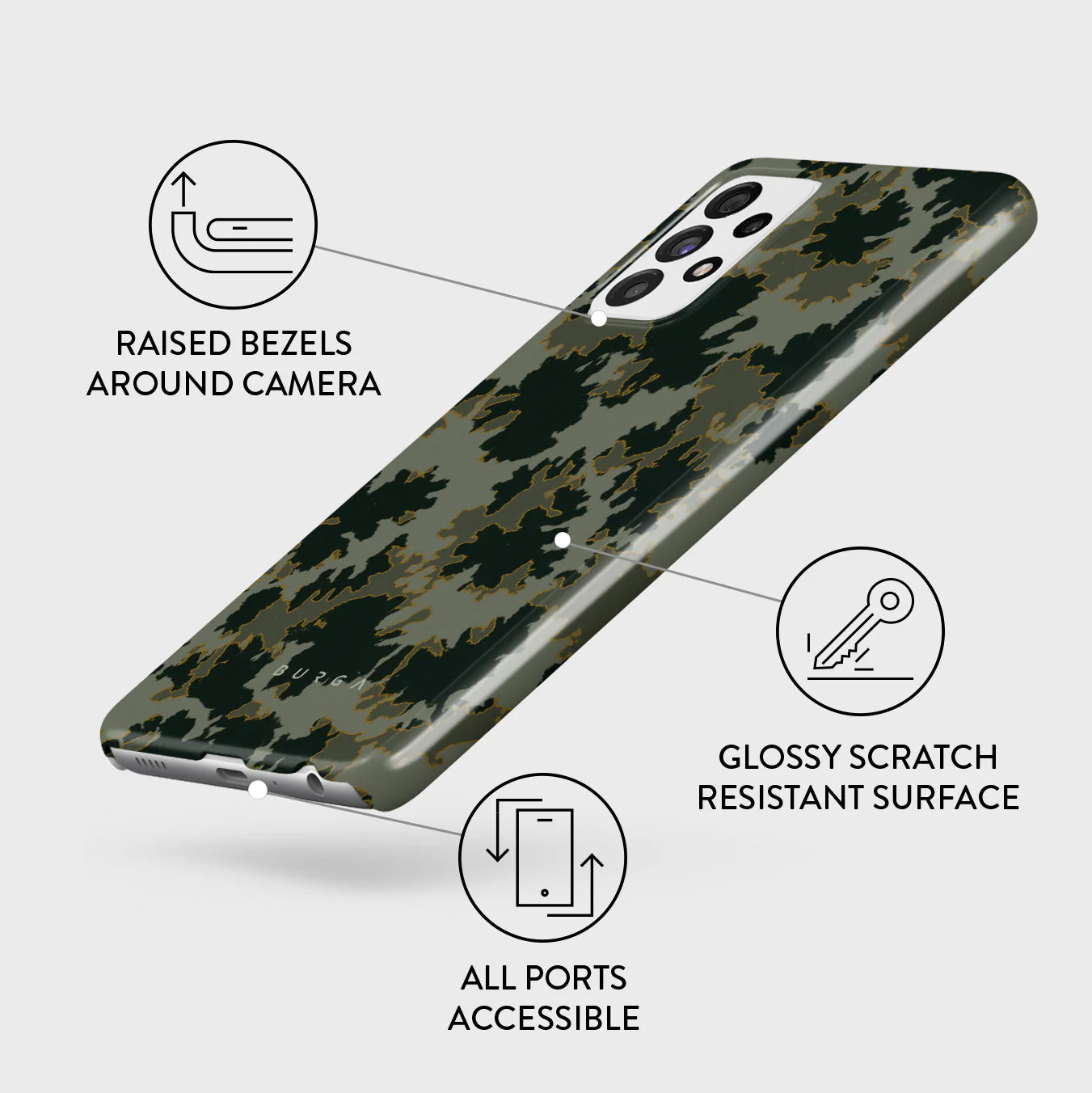 Moss - Samsung Galaxy A72 4G / 5G Case - Image 3