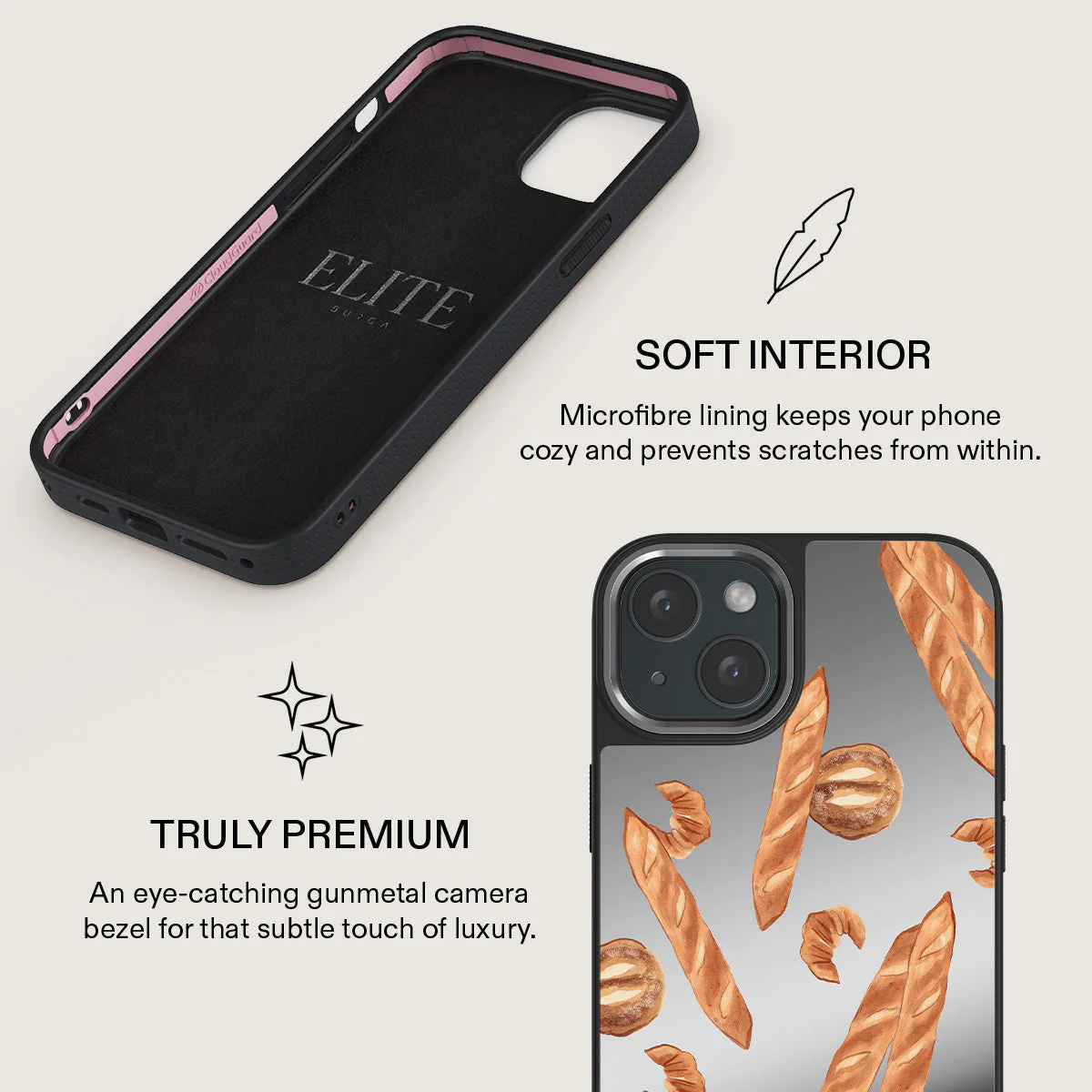 No Crumbs - iPhone 15 Case - Image 40