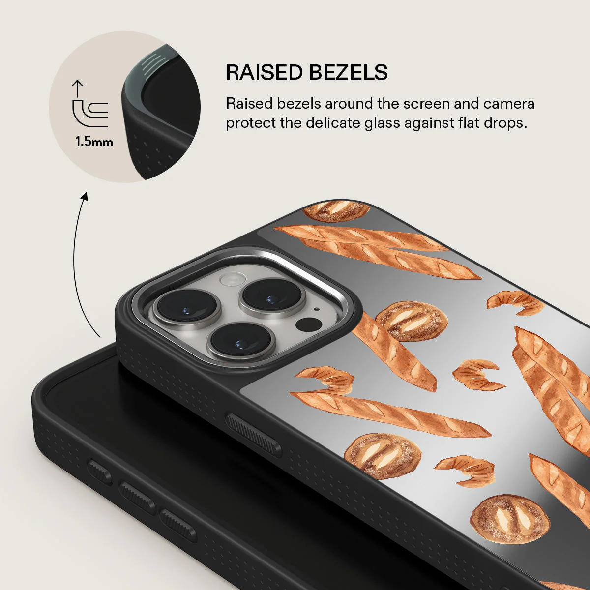 No Crumbs - iPhone 15 Pro Case - Image 38