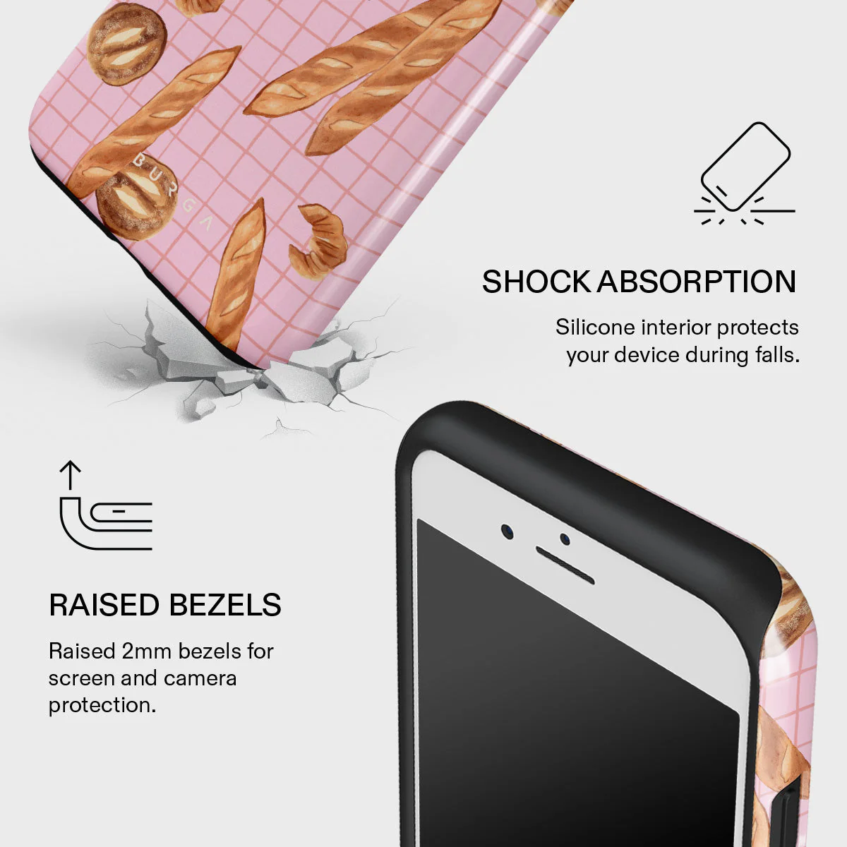 No Crumbs - iPhone SE (2020) Case - Image 8