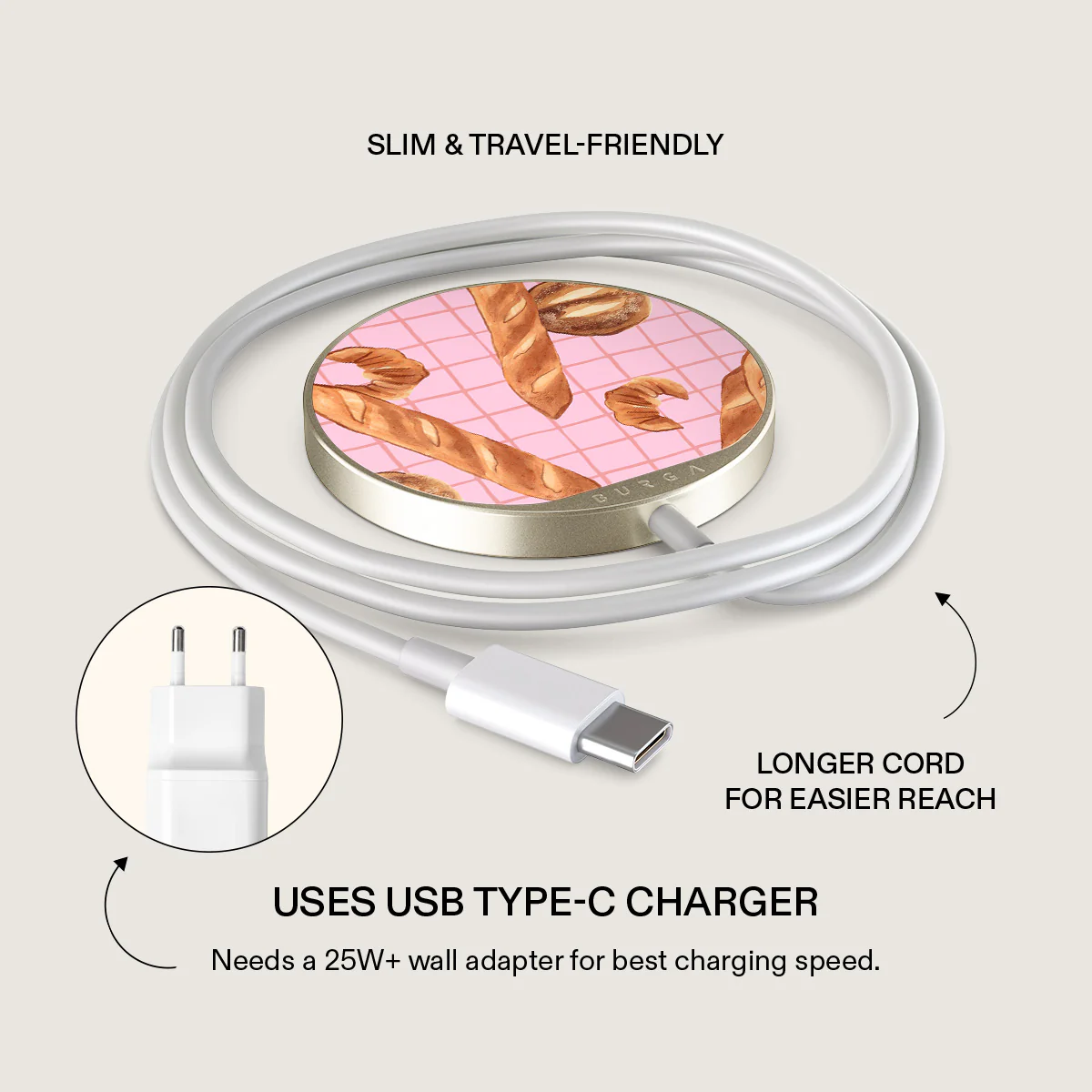 No Crumbs - Magnetic Wireless Charger - Image 3