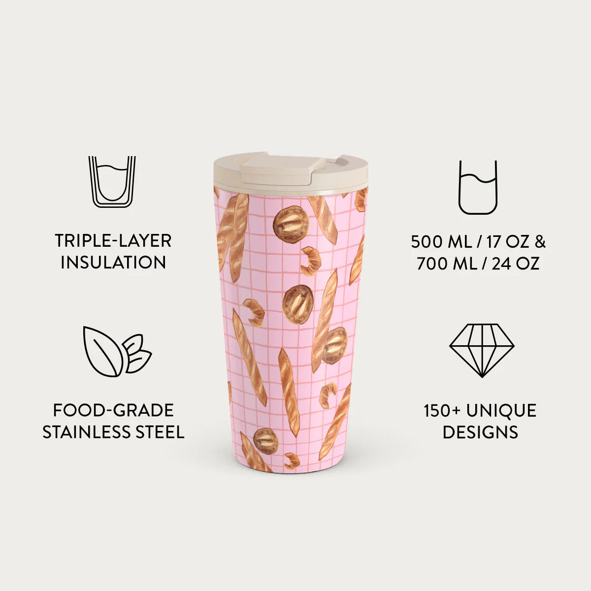 No Crumbs - Travel Mug - Image 7
