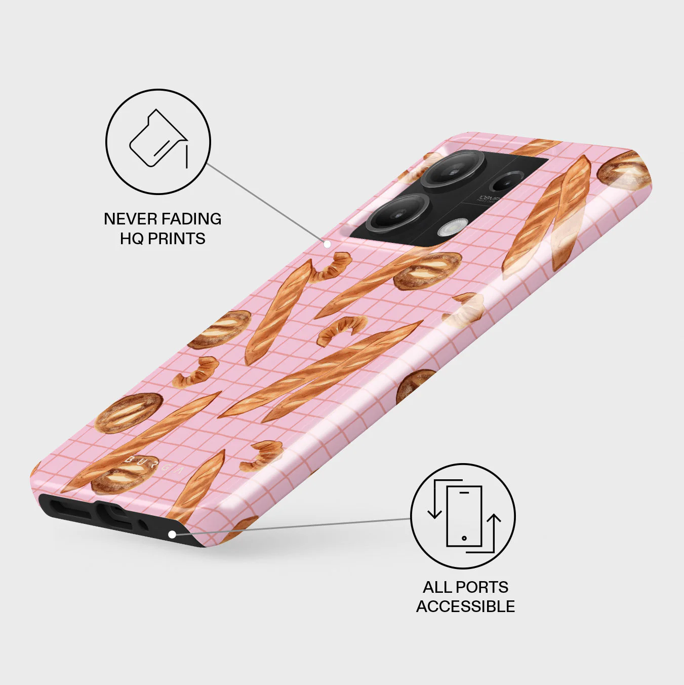 No Crumbs - Xiaomi Redmi Note 13 5G Case - Image 3