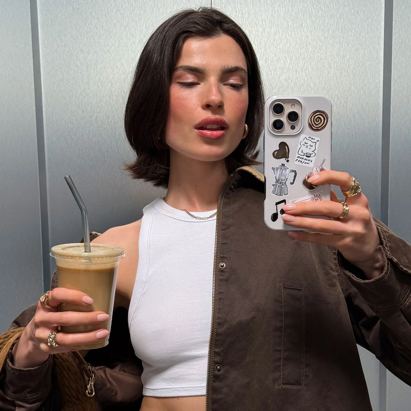Oat Milk Please - Samsung Galaxy A37 5G Case - Image 6