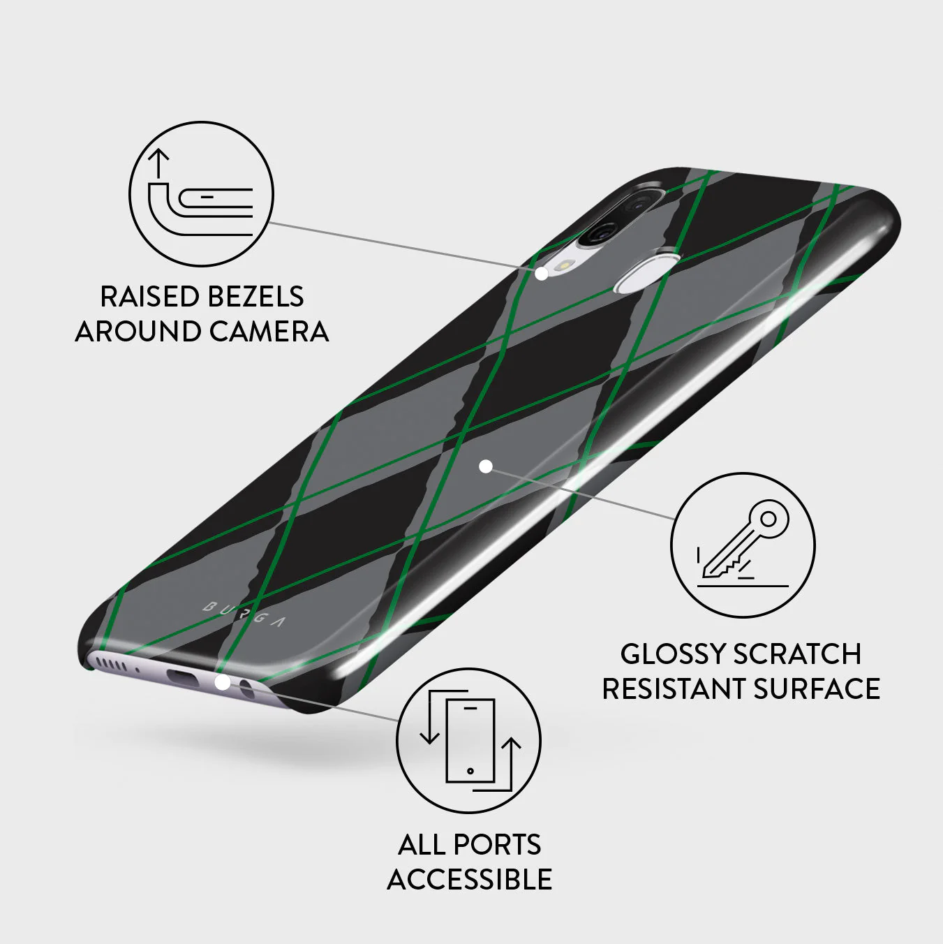 Old School - Samsung Galaxy A40 Case - Image 3
