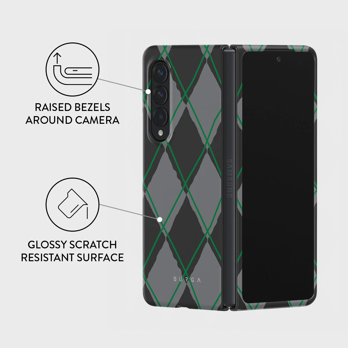 Old School - Samsung Galaxy Z Fold 3 Case - Image 3