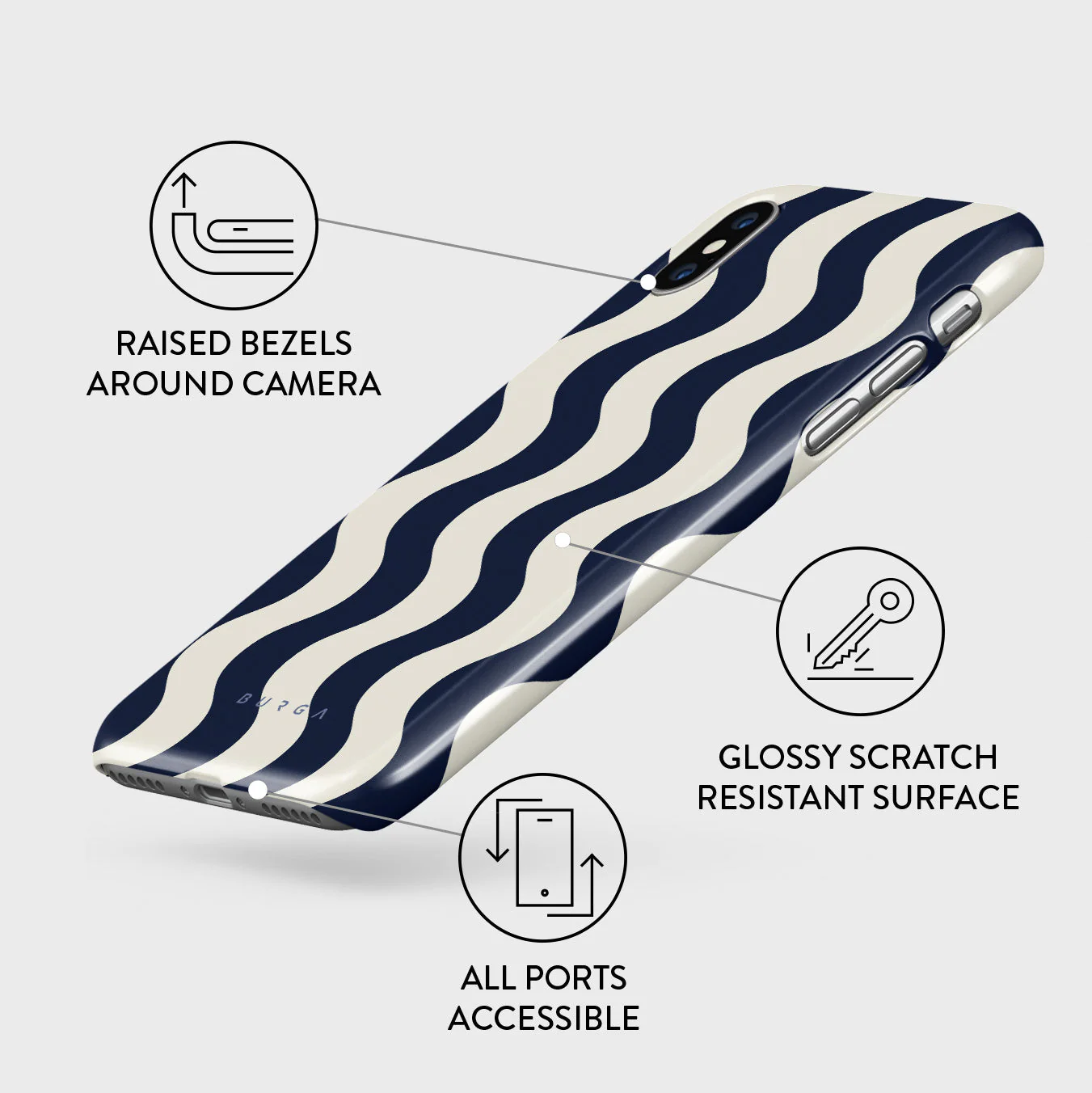 Out of Line - iPhone X / XS Case - Image 3