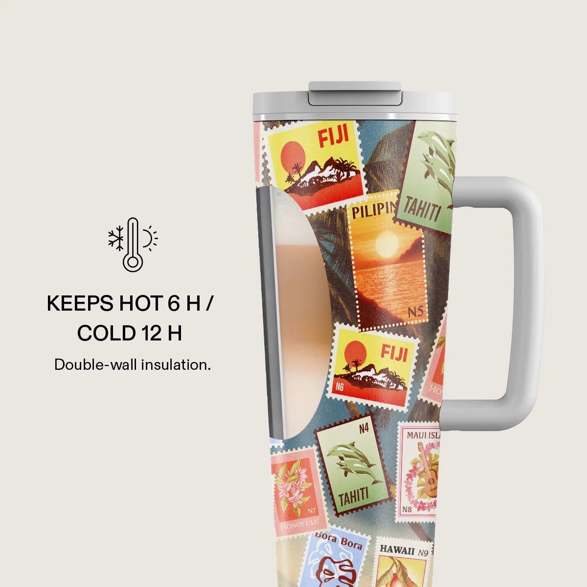 Paradise - EasyGrip Travel Mug - Image 4