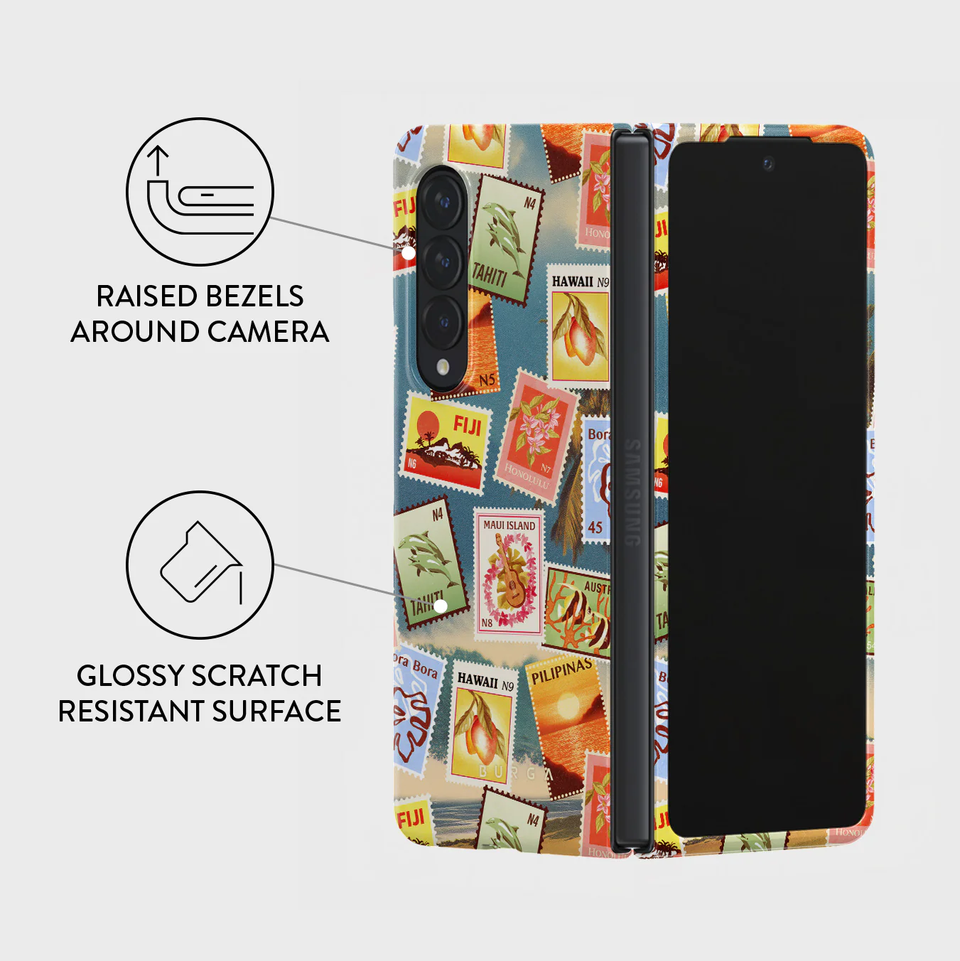 Paradise - Samsung Galaxy Z Fold 4 Case - Image 3