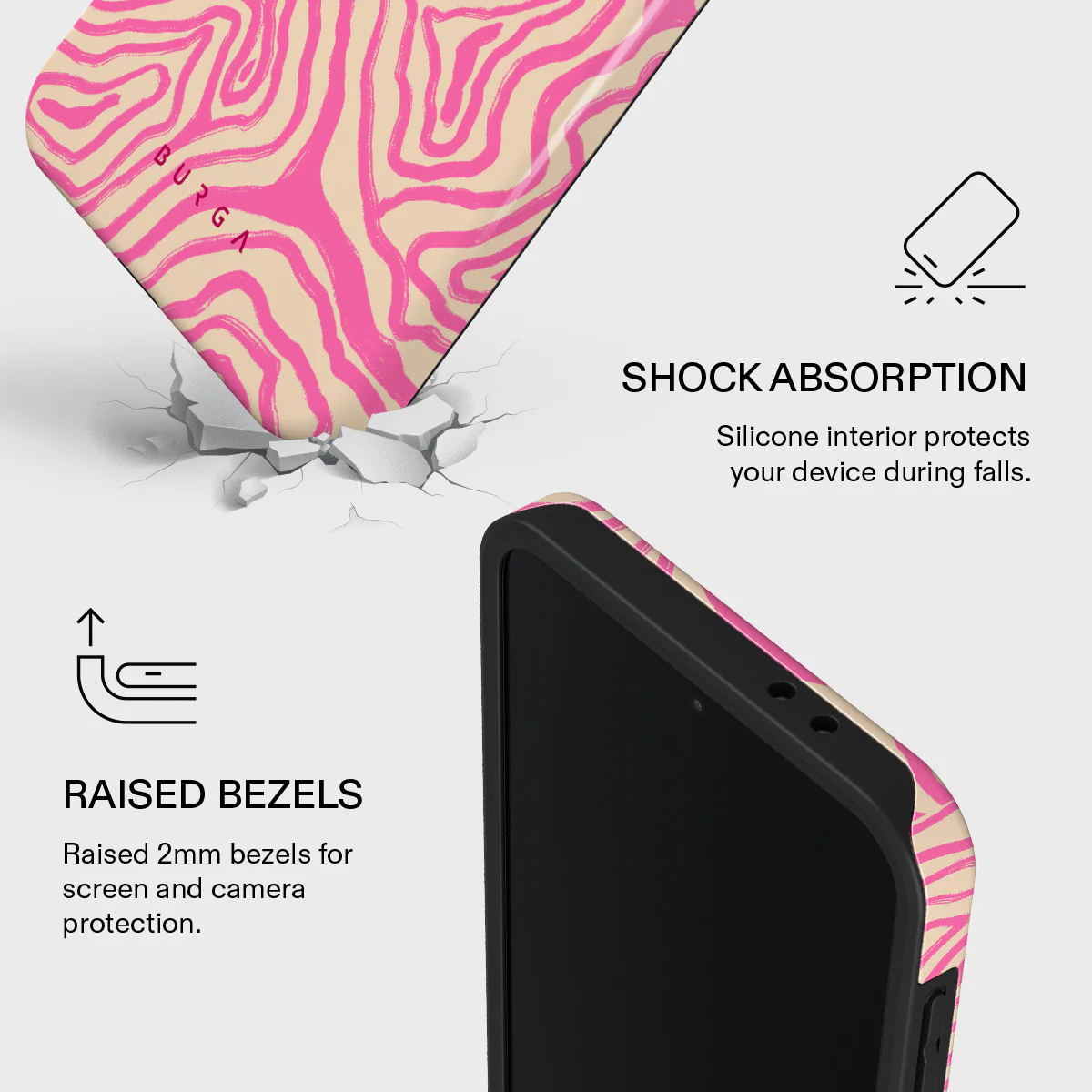 Pink Shores - Samsung Galaxy A37 5G Case - Image 4