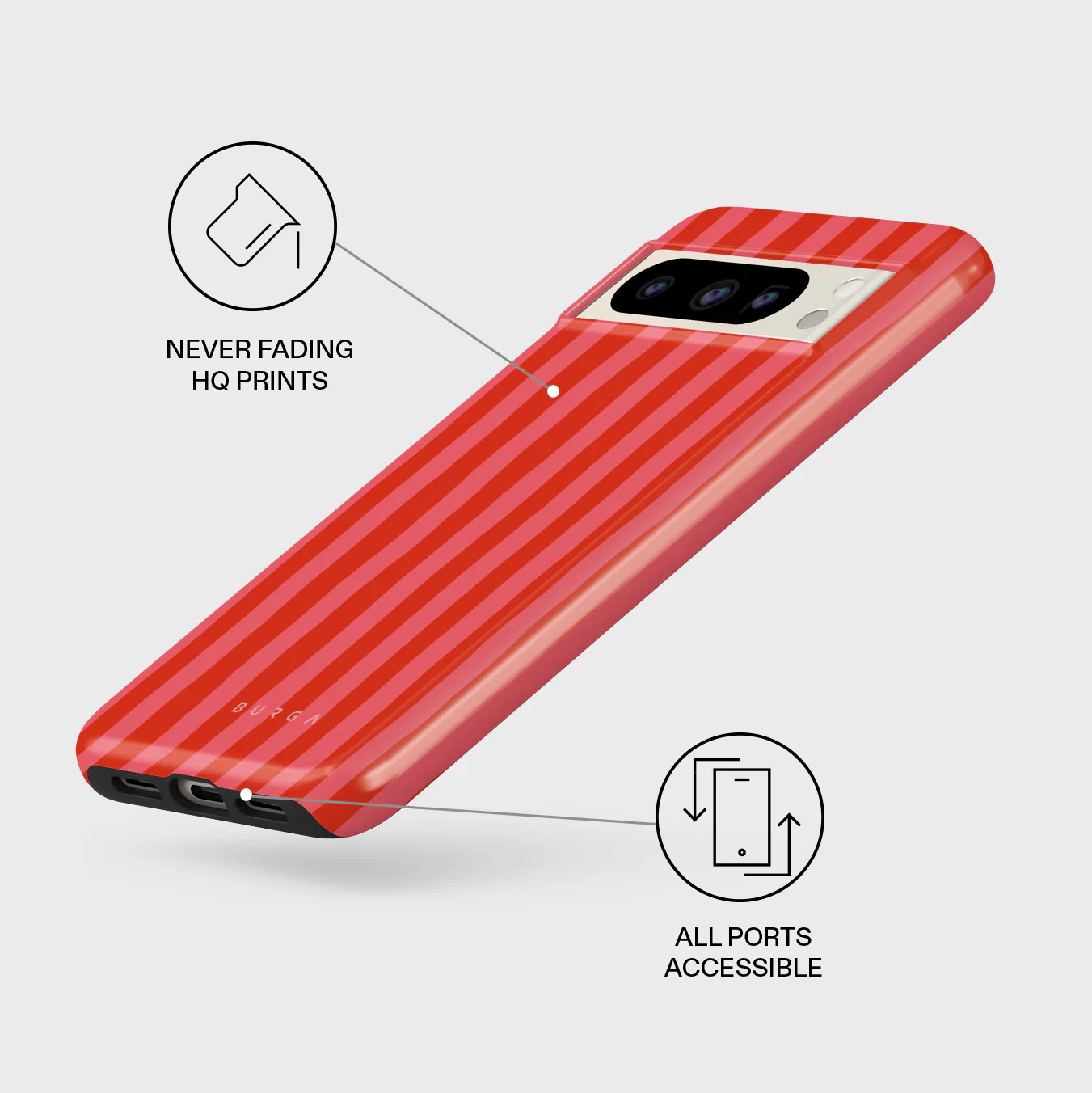 Pomegranate - Google Pixel 8 Pro Case - Image 3