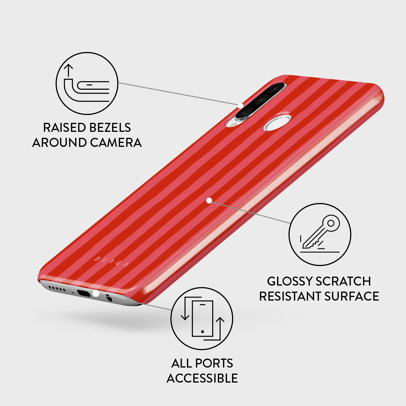 Pomegranate - Huawei P30 Lite Case - Image 3