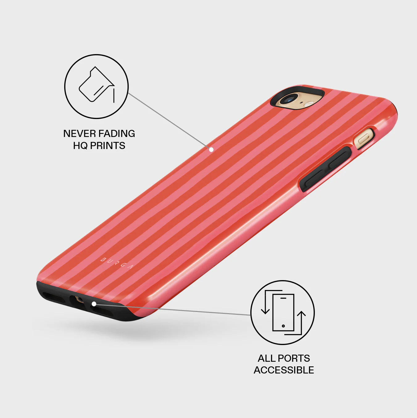 Pomegranate - iPhone SE (2020) Case - Image 3