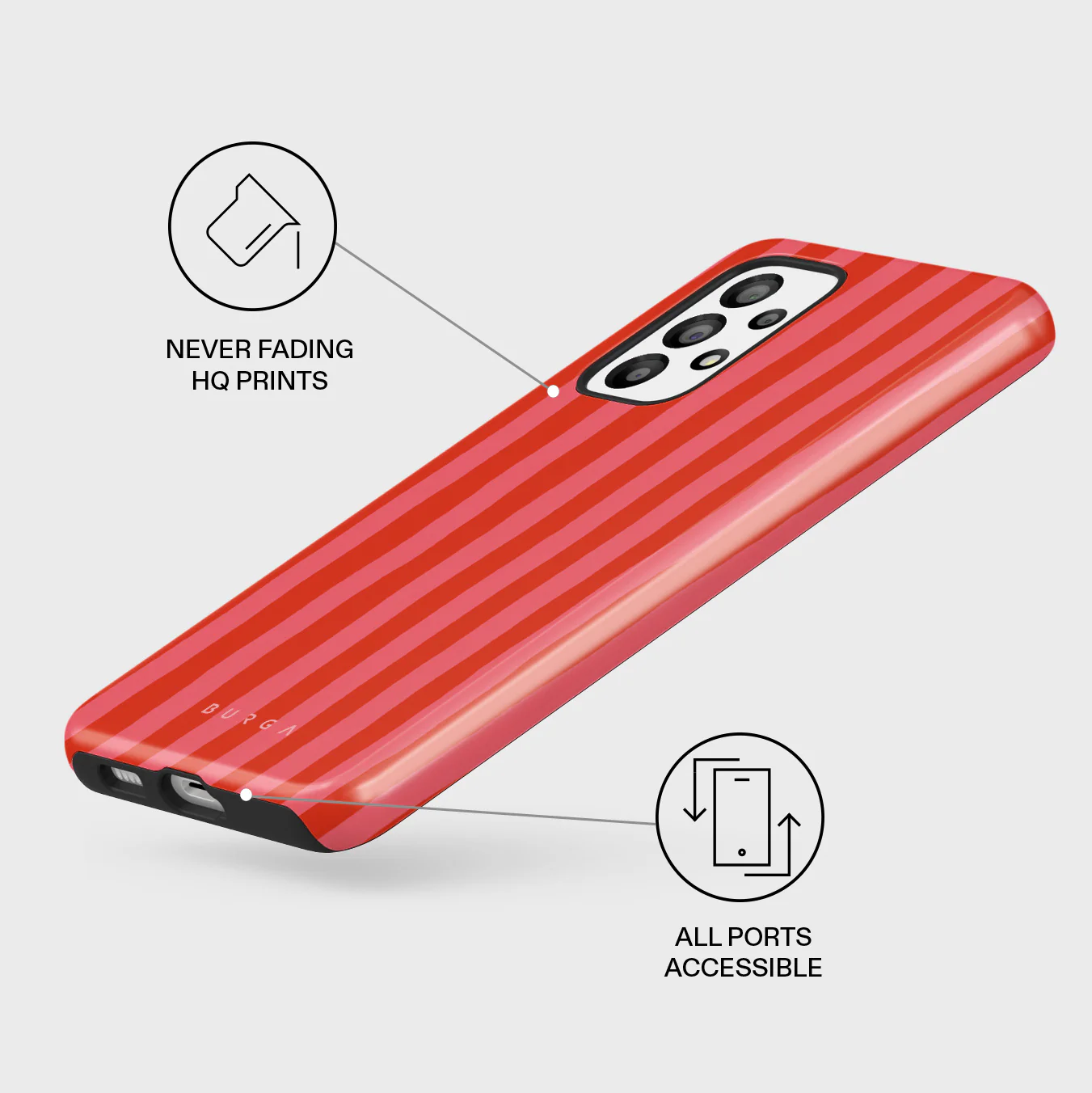 Pomegranate - Samsung Galaxy A73 Case - Image 3