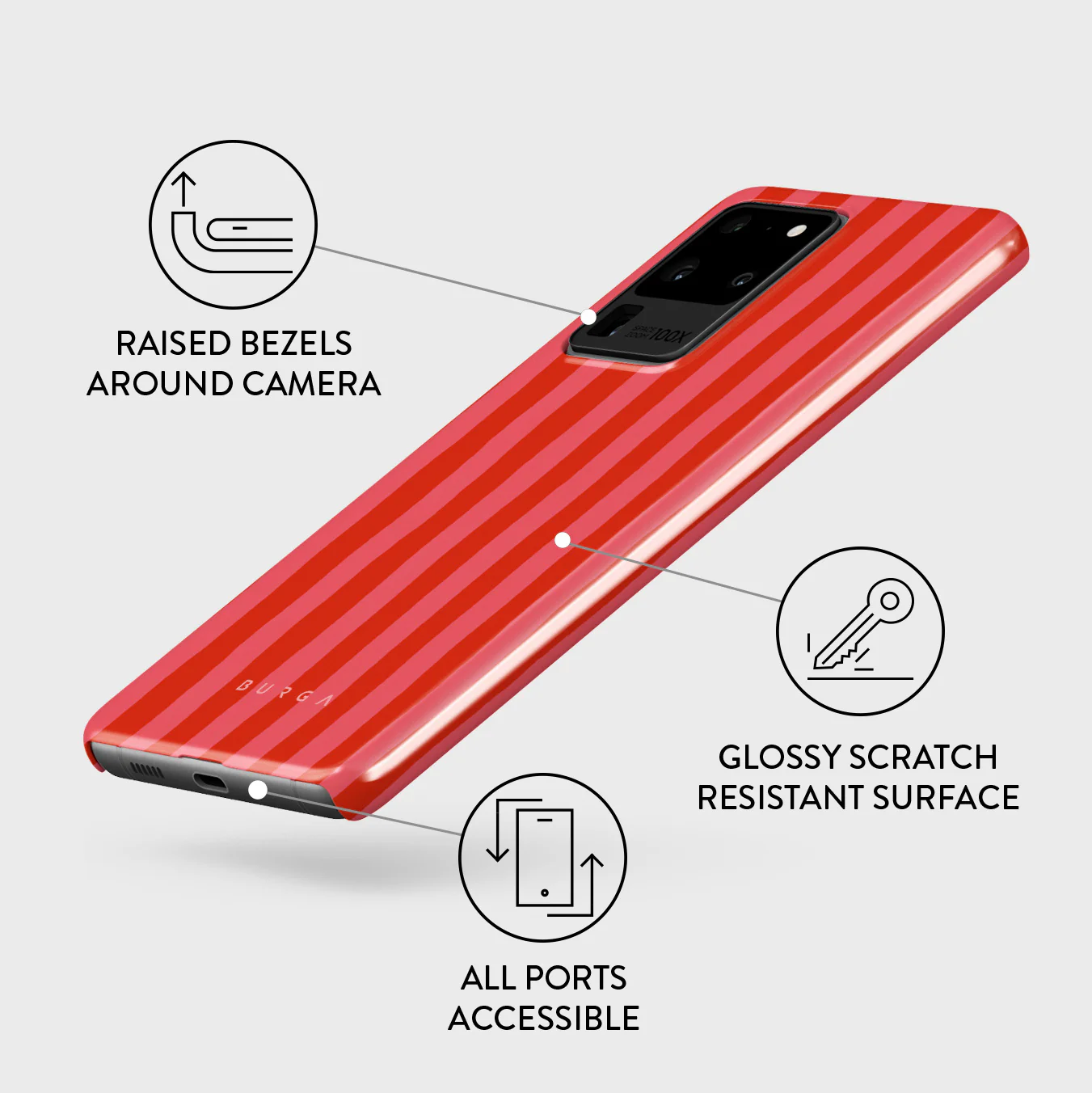 Pomegranate - Samsung Galaxy S20 Ultra 4G / 5G Case - Image 3