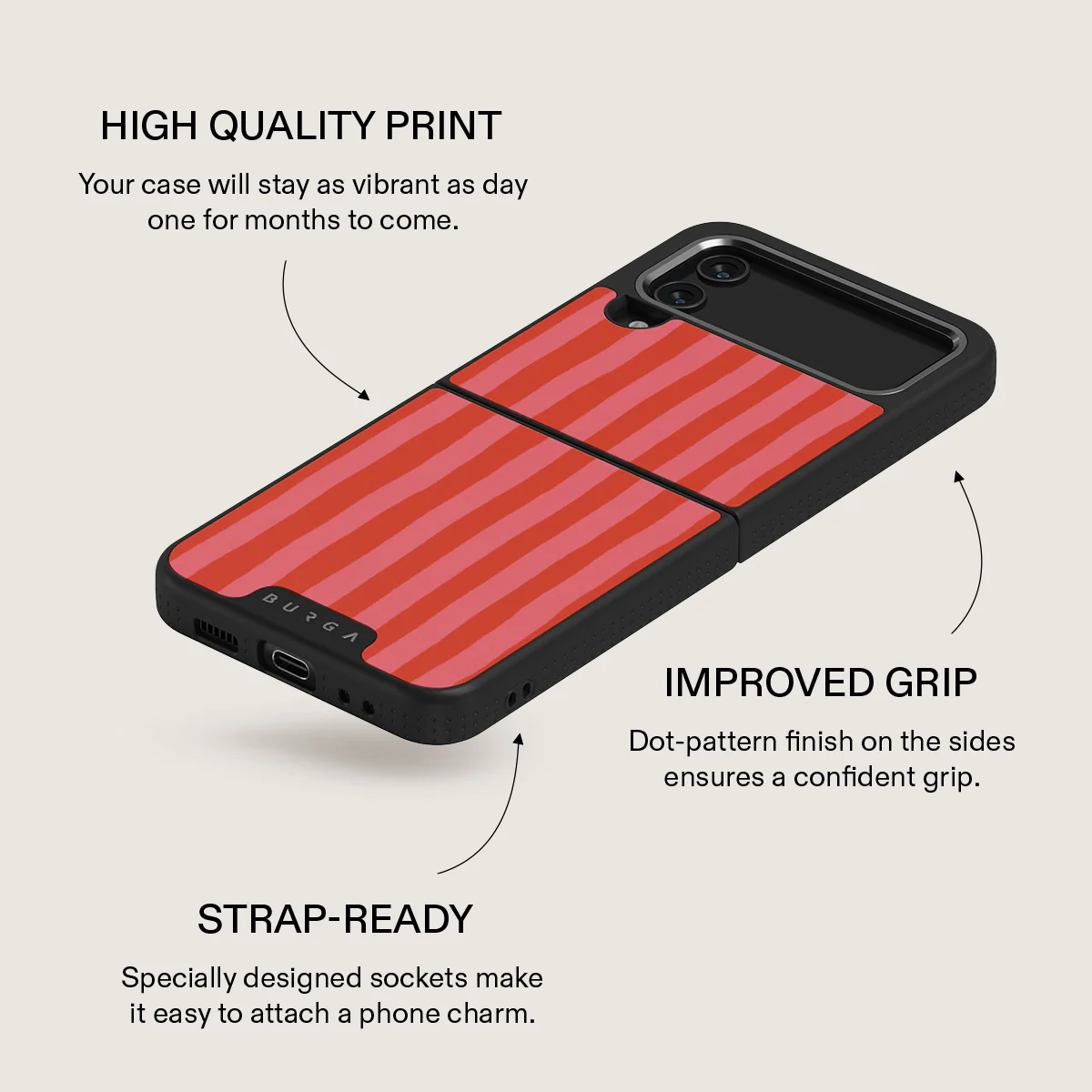 Pomegranate - Samsung Galaxy Z Flip 4 Case - Image 24