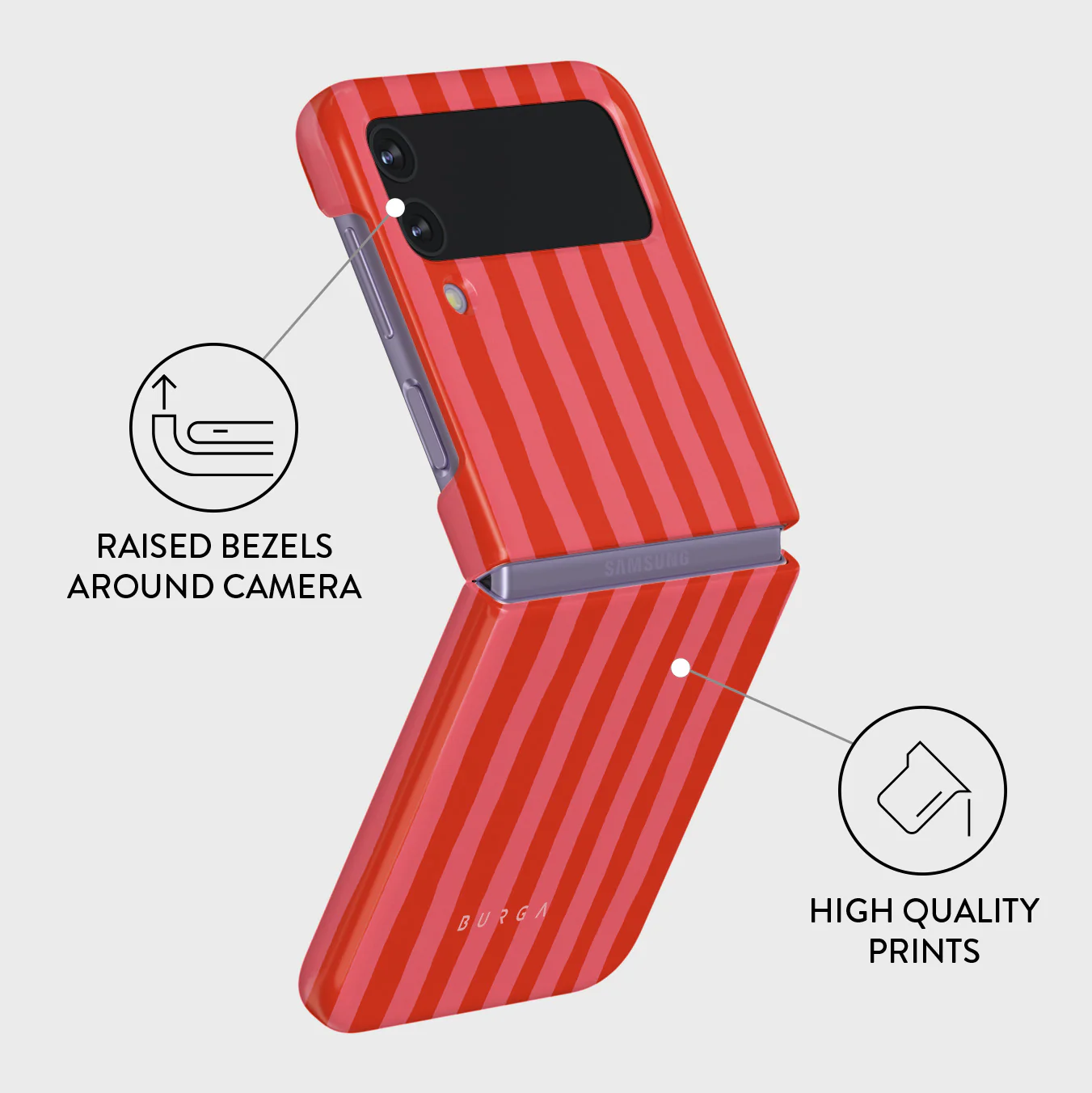 Pomegranate - Samsung Galaxy Z Flip 4 Case - Image 3