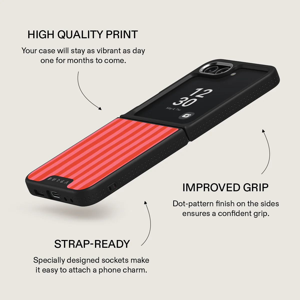 Pomegranate - Samsung Galaxy Z Flip 5 Case - Image 19