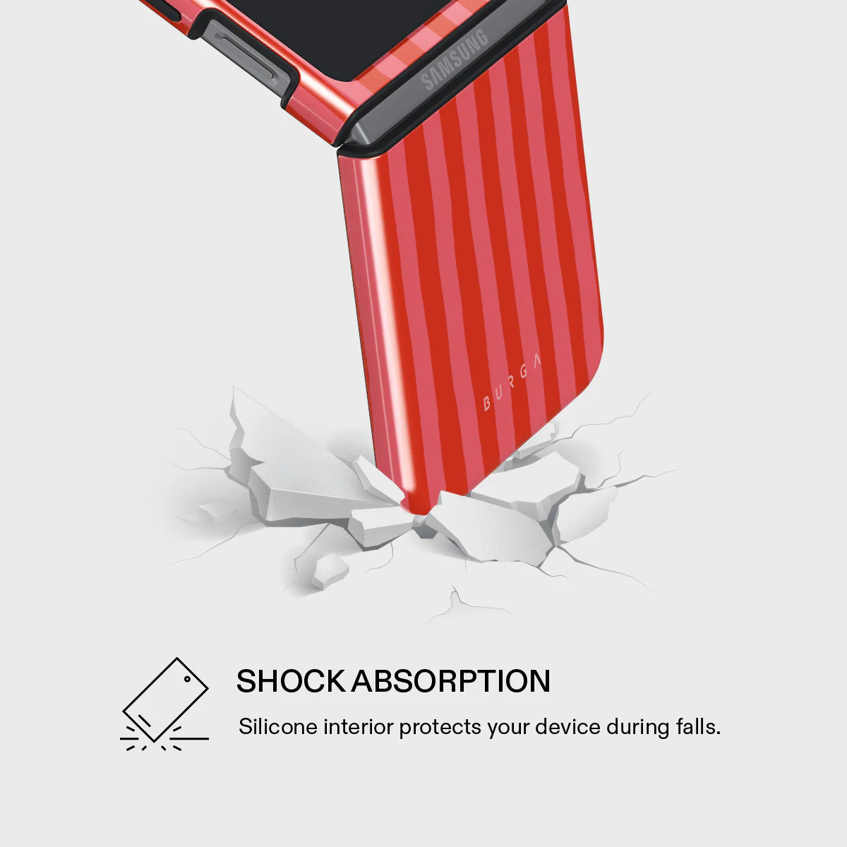 Pomegranate - Samsung Galaxy Z Flip 5 Case - Image 4