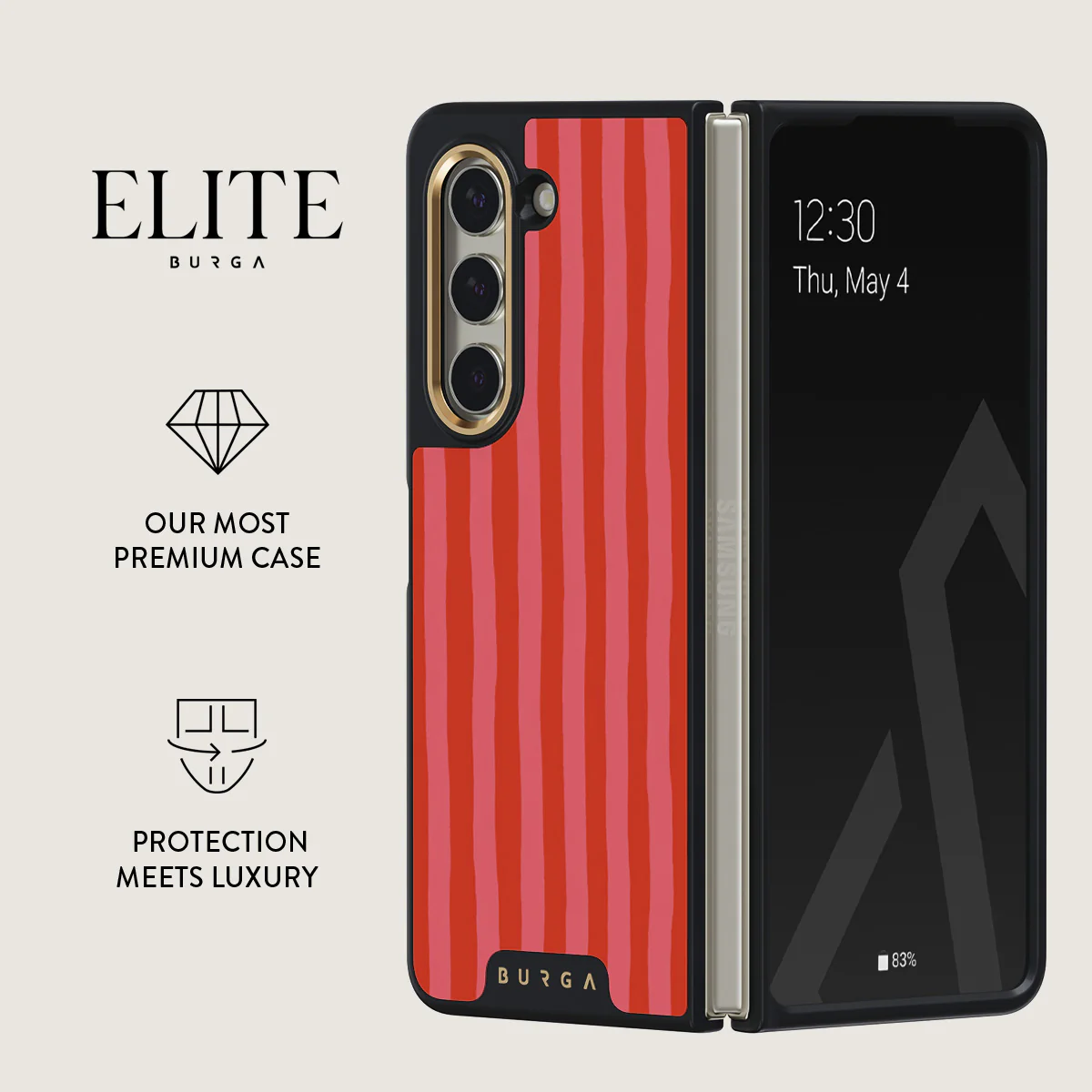 Pomegranate - Samsung Galaxy Z Fold 5 Case - Image 2