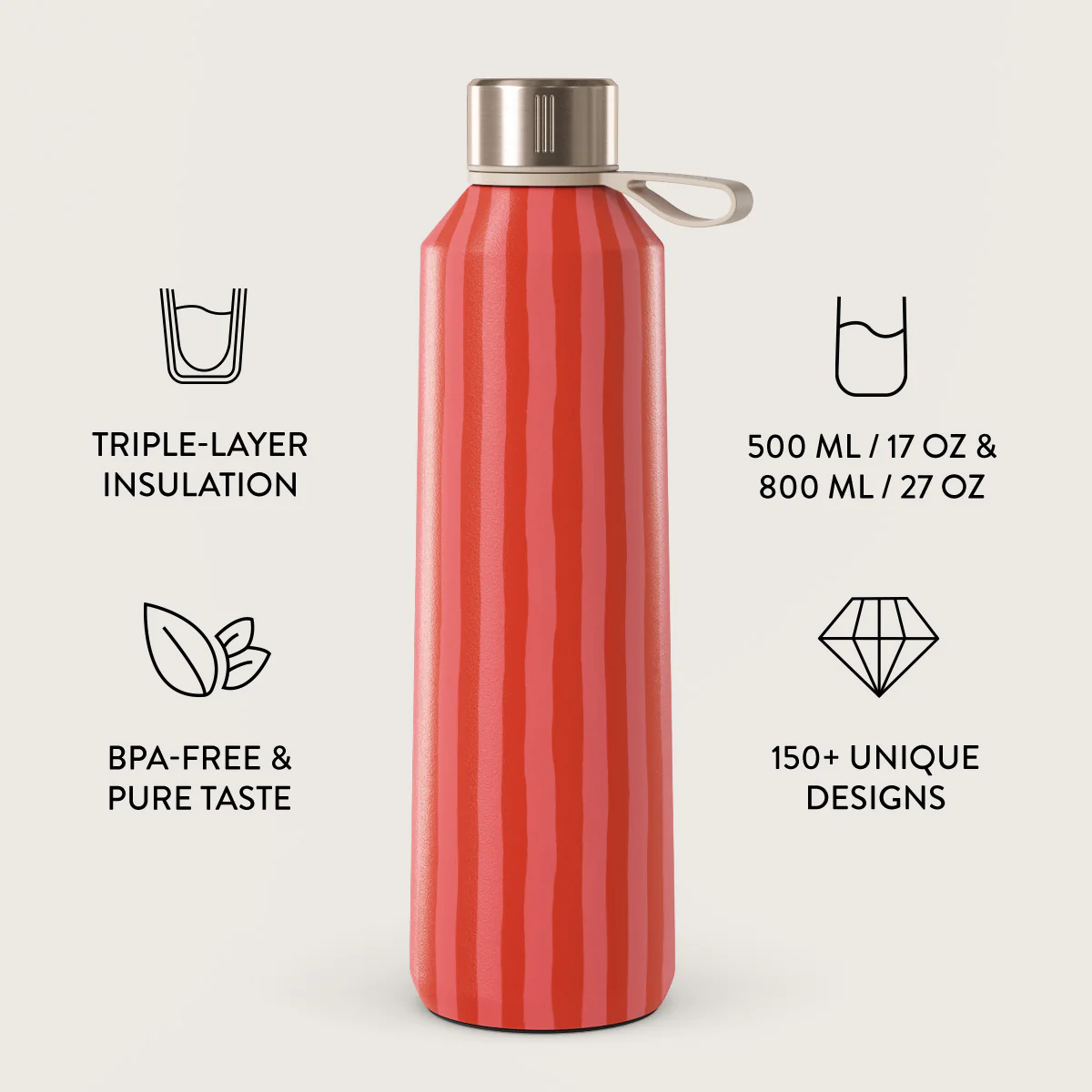 Pomegranate - Water Bottle - Image 3