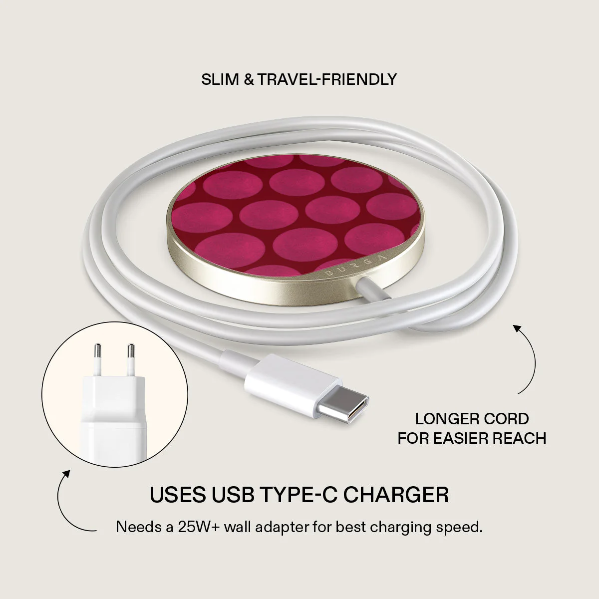 Reset Button - Magnetic Wireless Charger - Image 3
