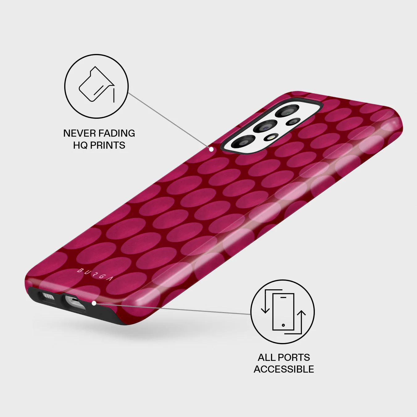 Reset Button - Samsung Galaxy A73 Case - Image 3