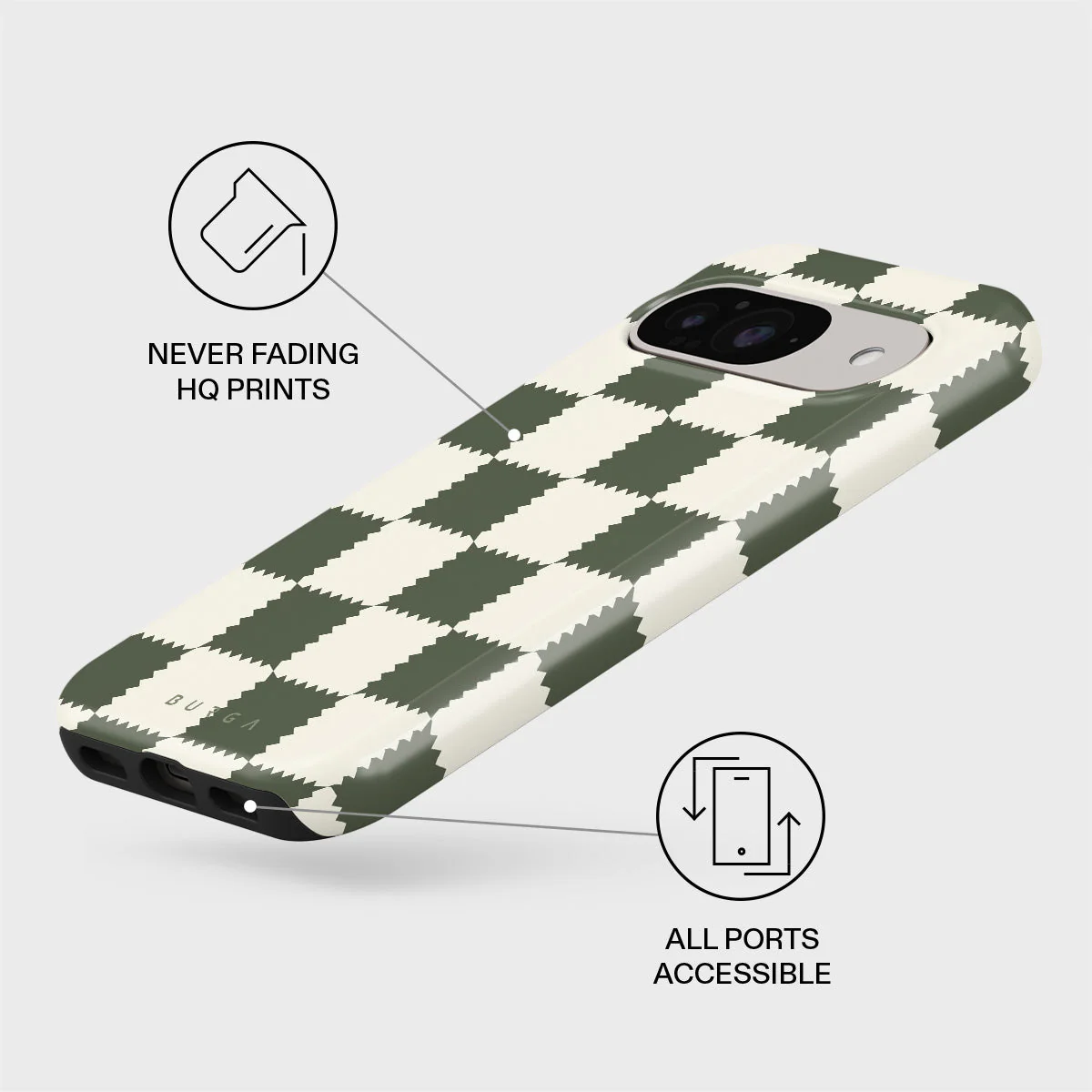 Retro Grid - Google Pixel 10 Pro XL Case - Image 3