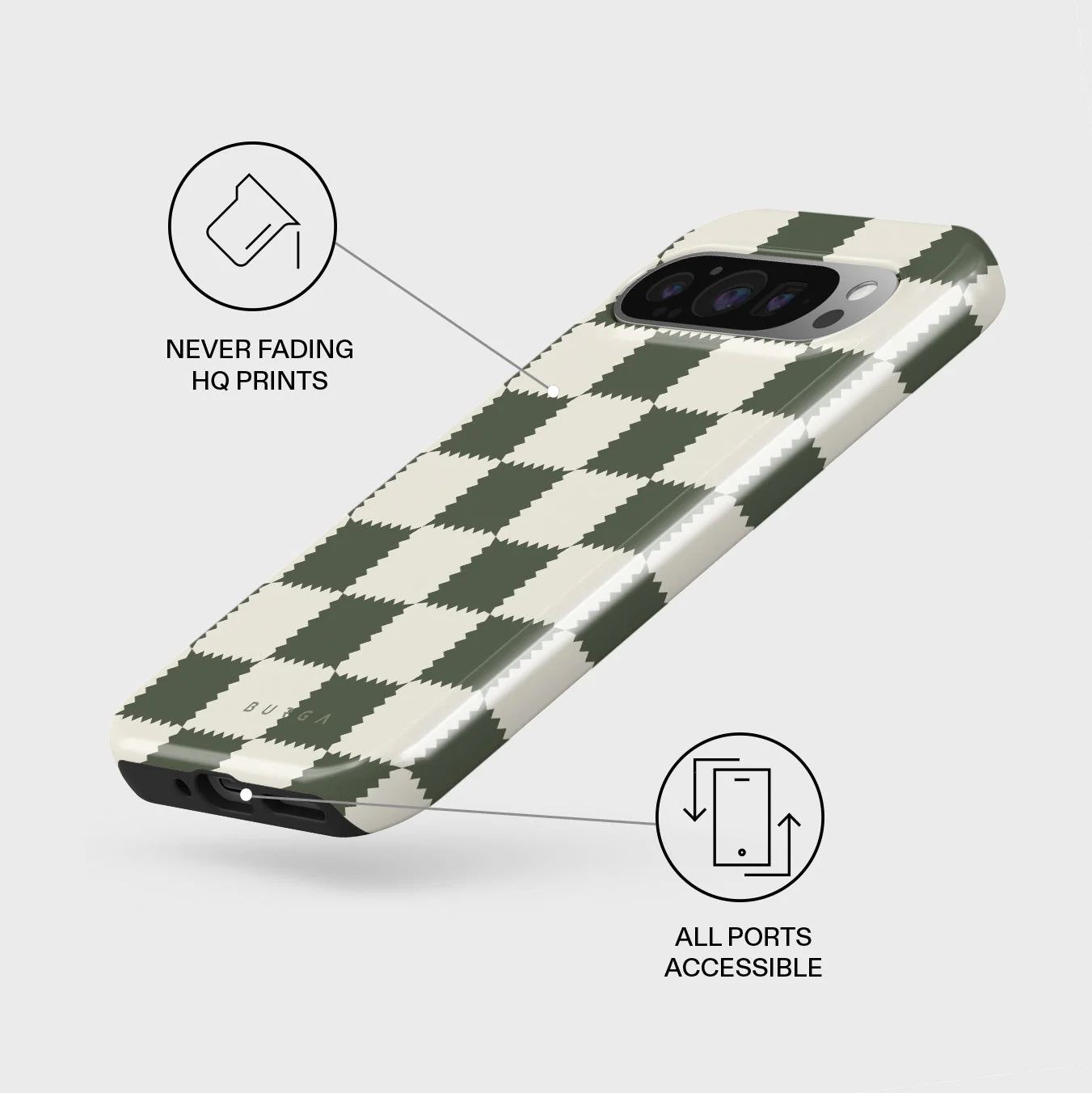 Retro Grid - Google Pixel 9 Pro Case - Image 3