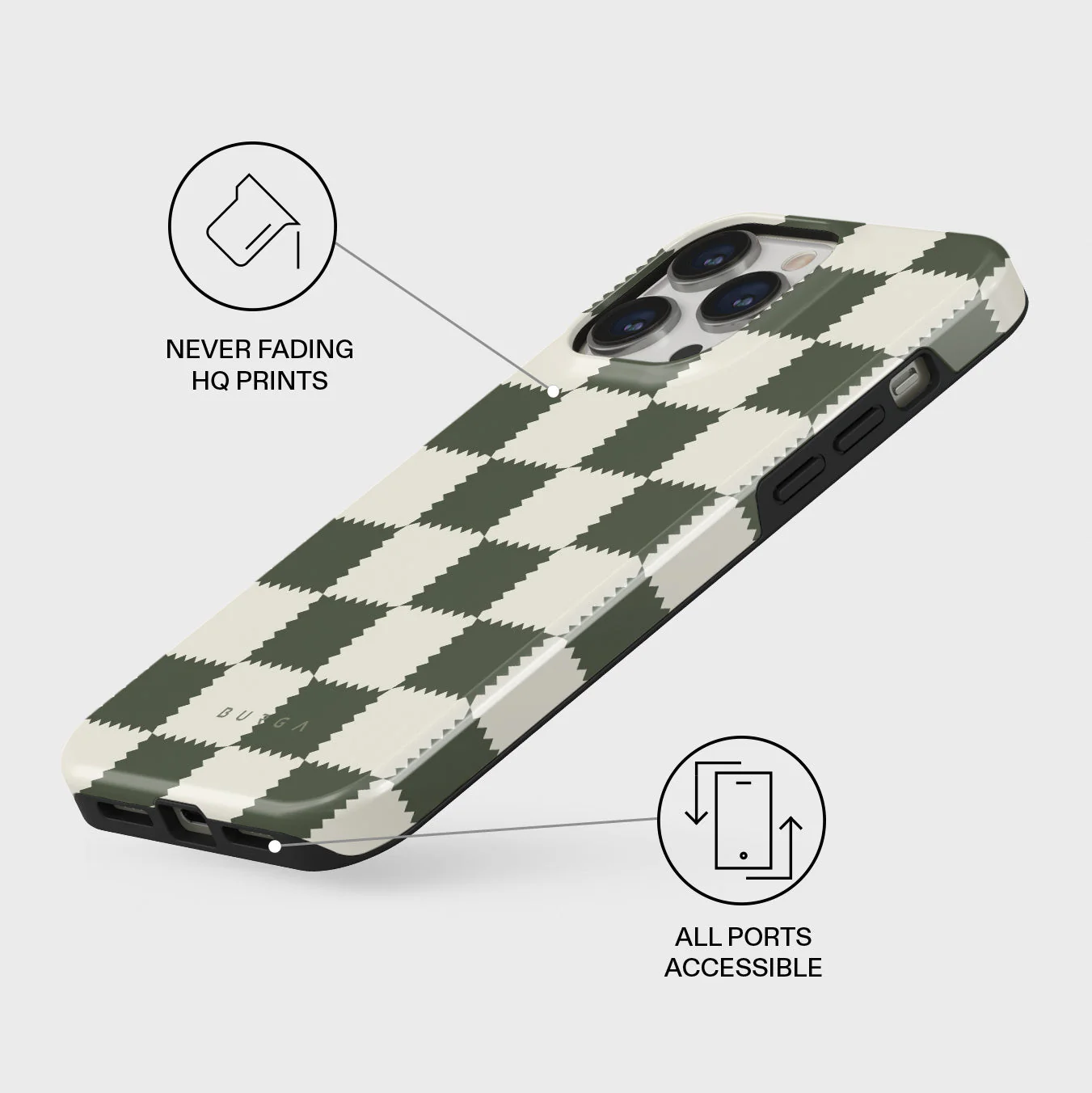 Retro Grid - iPhone 13 Pro Case - Image 3
