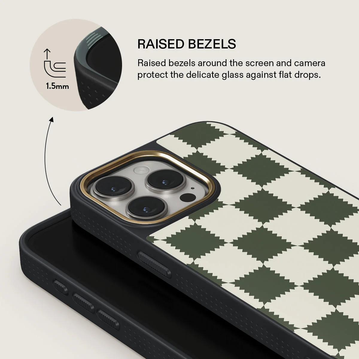 Retro Grid - iPhone 15 Pro Case - Image 8
