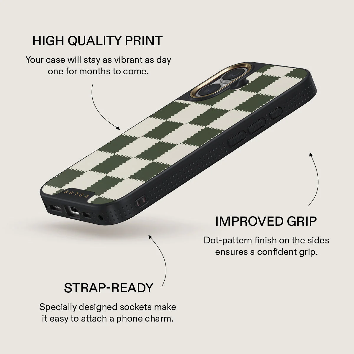 Retro Grid - iPhone 16 Case - Image 10