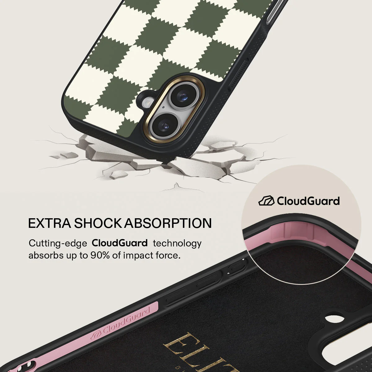 Retro Grid - iPhone 16 Case - Image 8