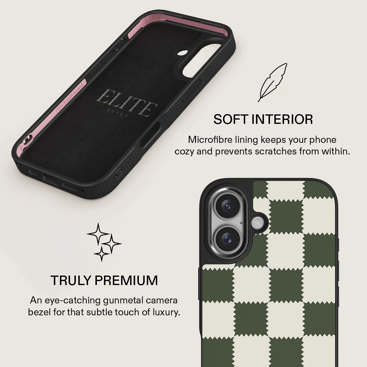 Retro Grid - iPhone 16 Plus Case - Image 18