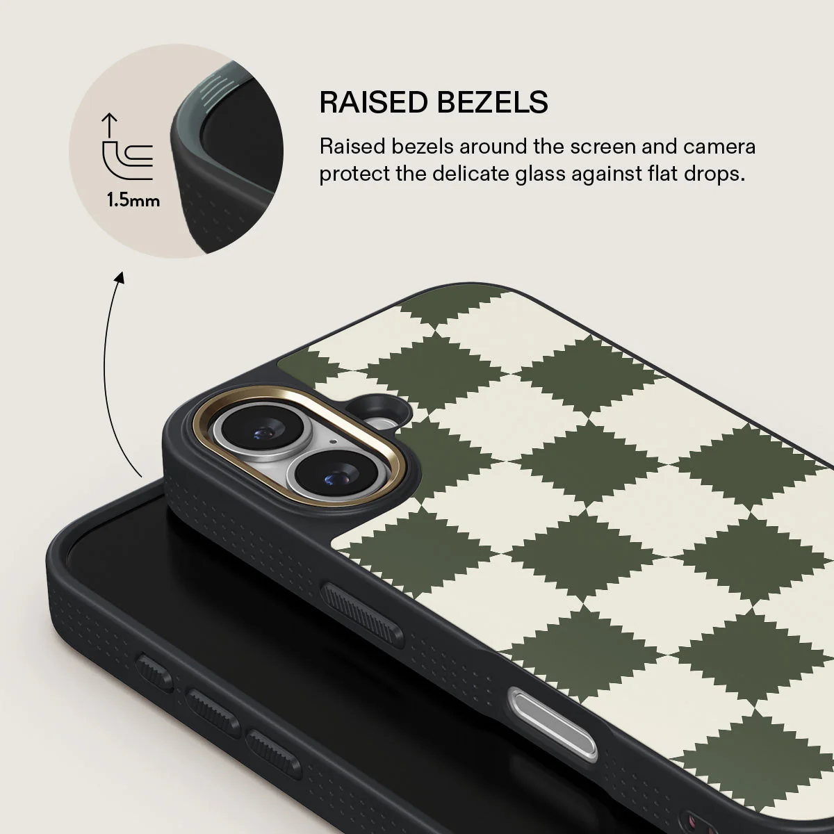 Retro Grid - iPhone 16 Plus Case - Image 9