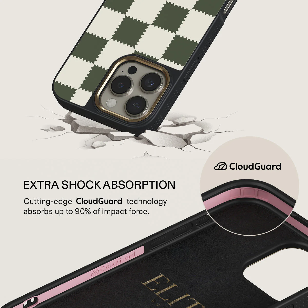 Retro Grid - iPhone 16 Pro Max Case - Image 8
