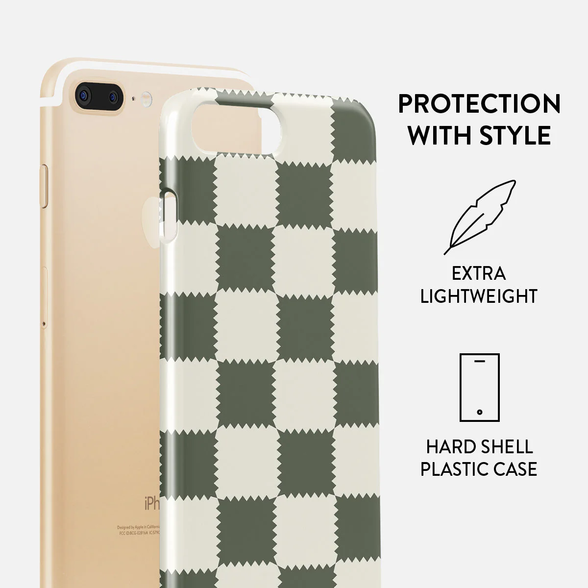 Retro Grid - iPhone 7 Plus / 8 Plus Case - Image 2