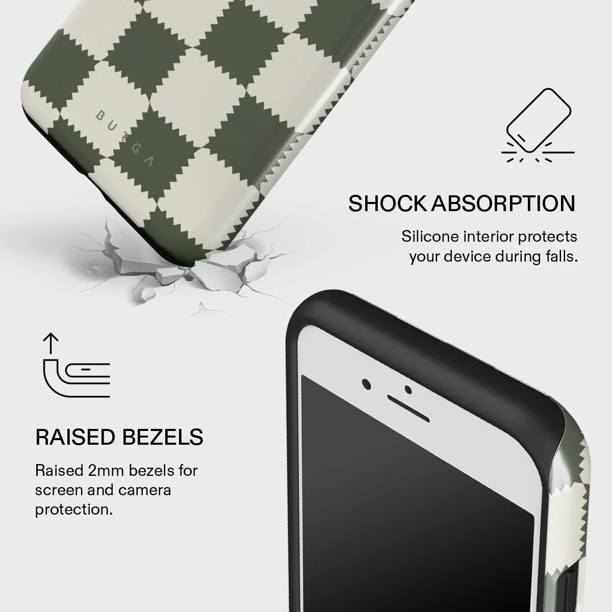 Retro Grid - iPhone 7 Plus / 8 Plus Case - Image 8
