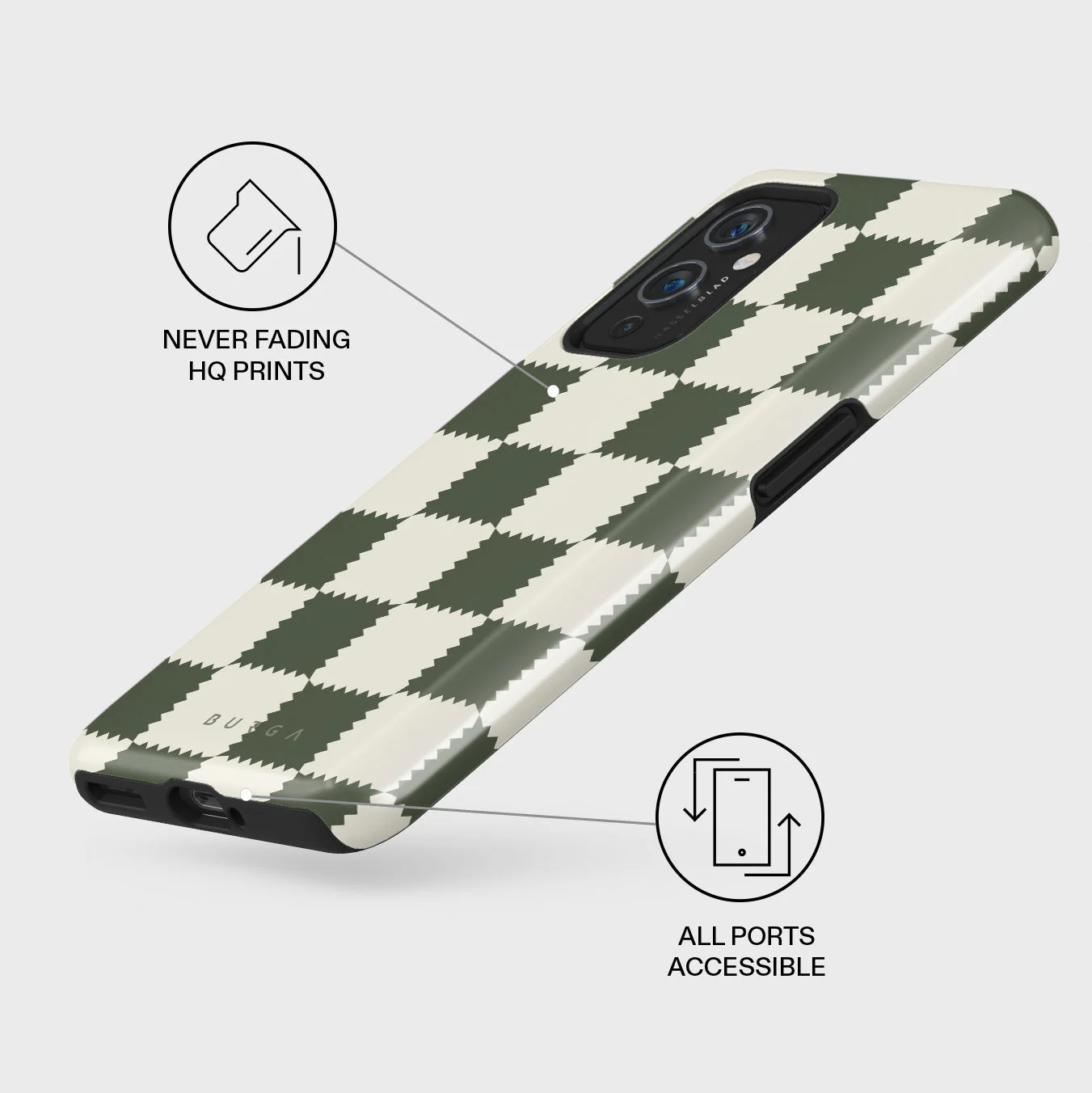 Retro Grid - OnePlus 9 Case - Image 3