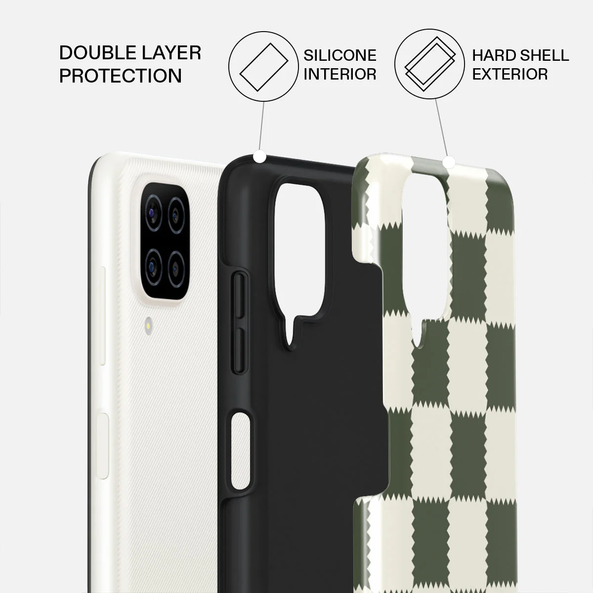 Retro Grid - Samsung Galaxy A12 4G Case - Image 2
