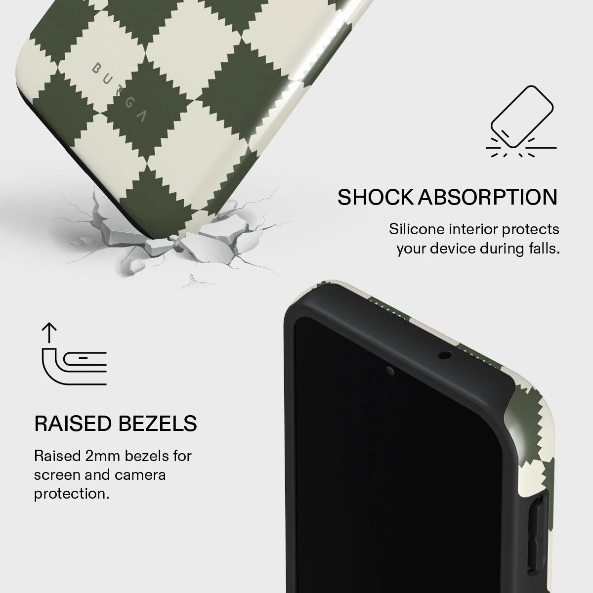 Retro Grid - Samsung Galaxy A25 Case - Image 4