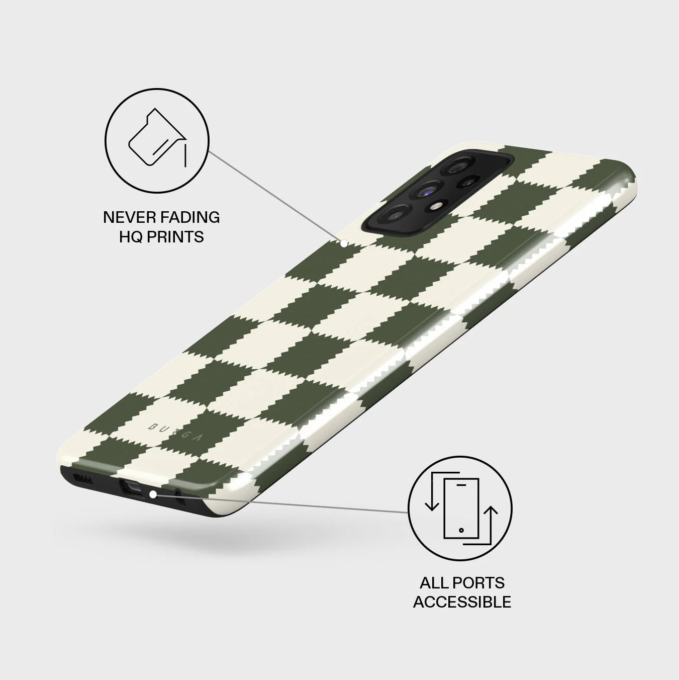 Retro Grid - Samsung Galaxy A52 / A52S 4G / 5G Case - Image 3
