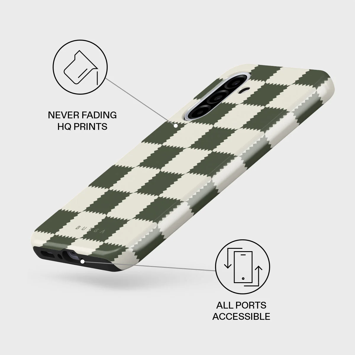 Retro Grid - Samsung Galaxy A56 5G Case - Image 3