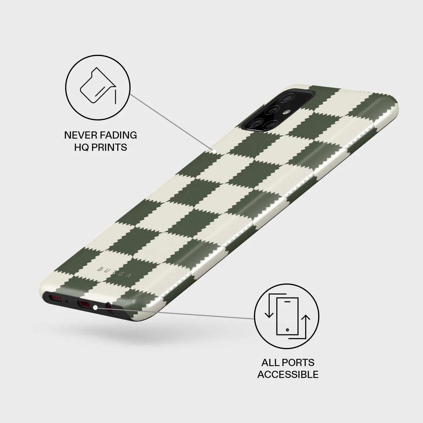 Retro Grid - Samsung Galaxy A71 4G Case - Image 3