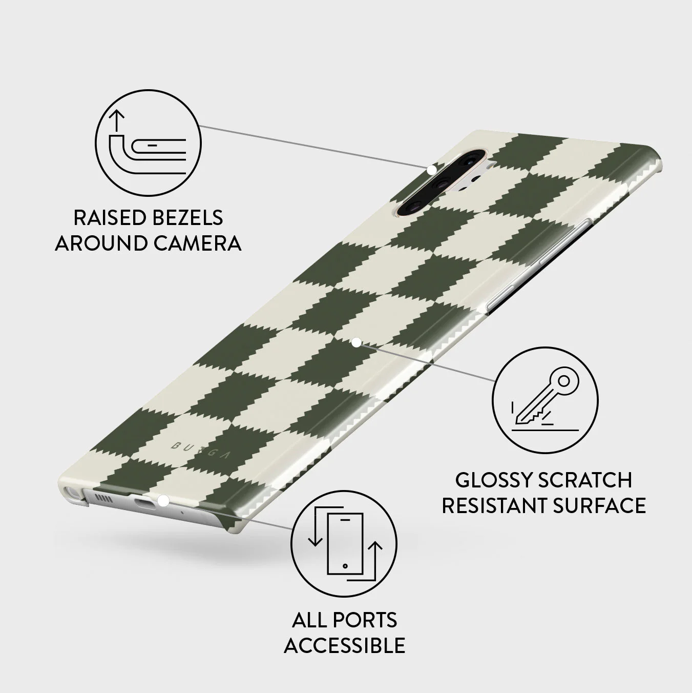 Retro Grid - Samsung Galaxy Note 10 Plus Case - Image 3