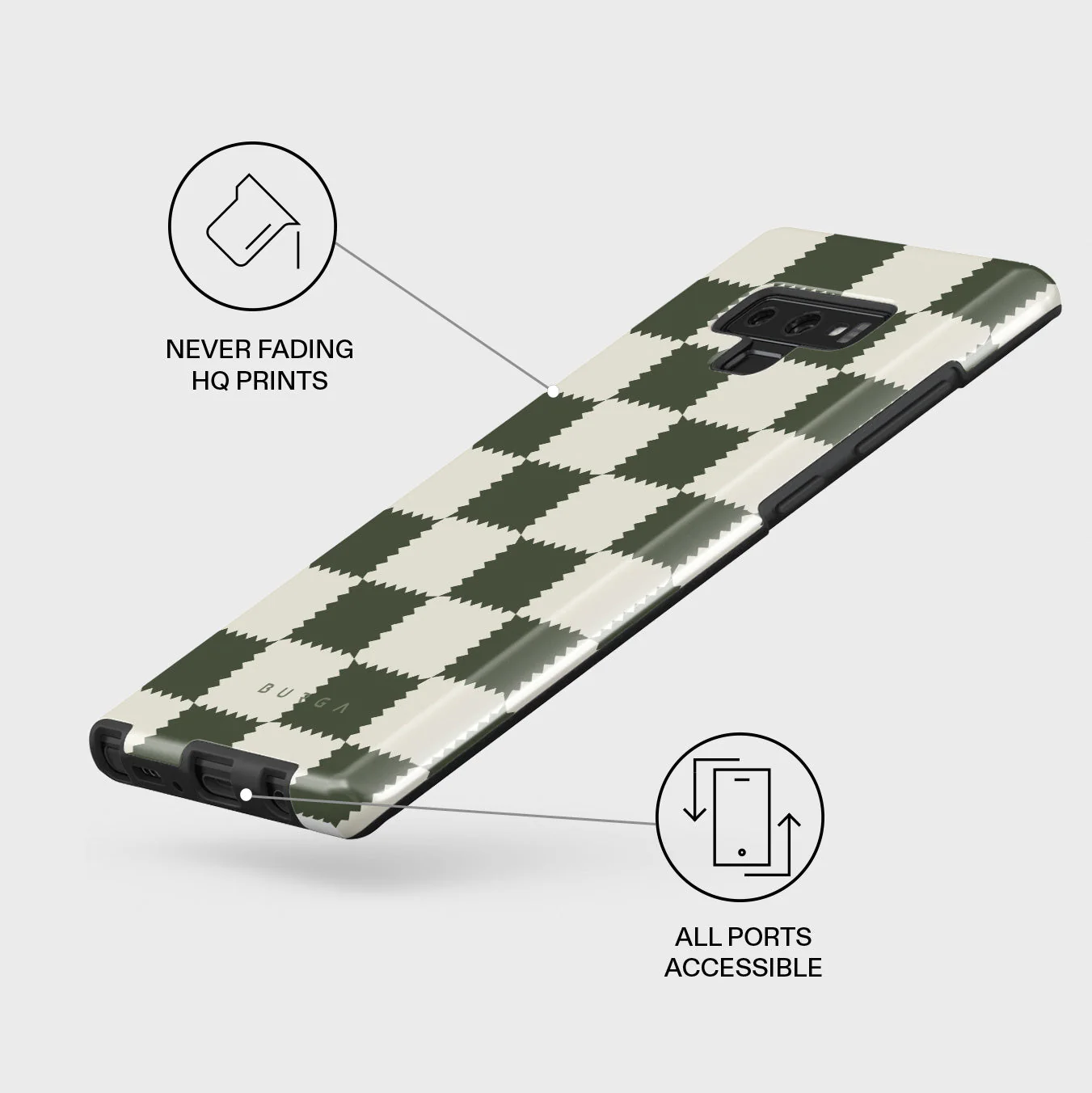Retro Grid - Samsung Galaxy Note 9 Case - Image 7