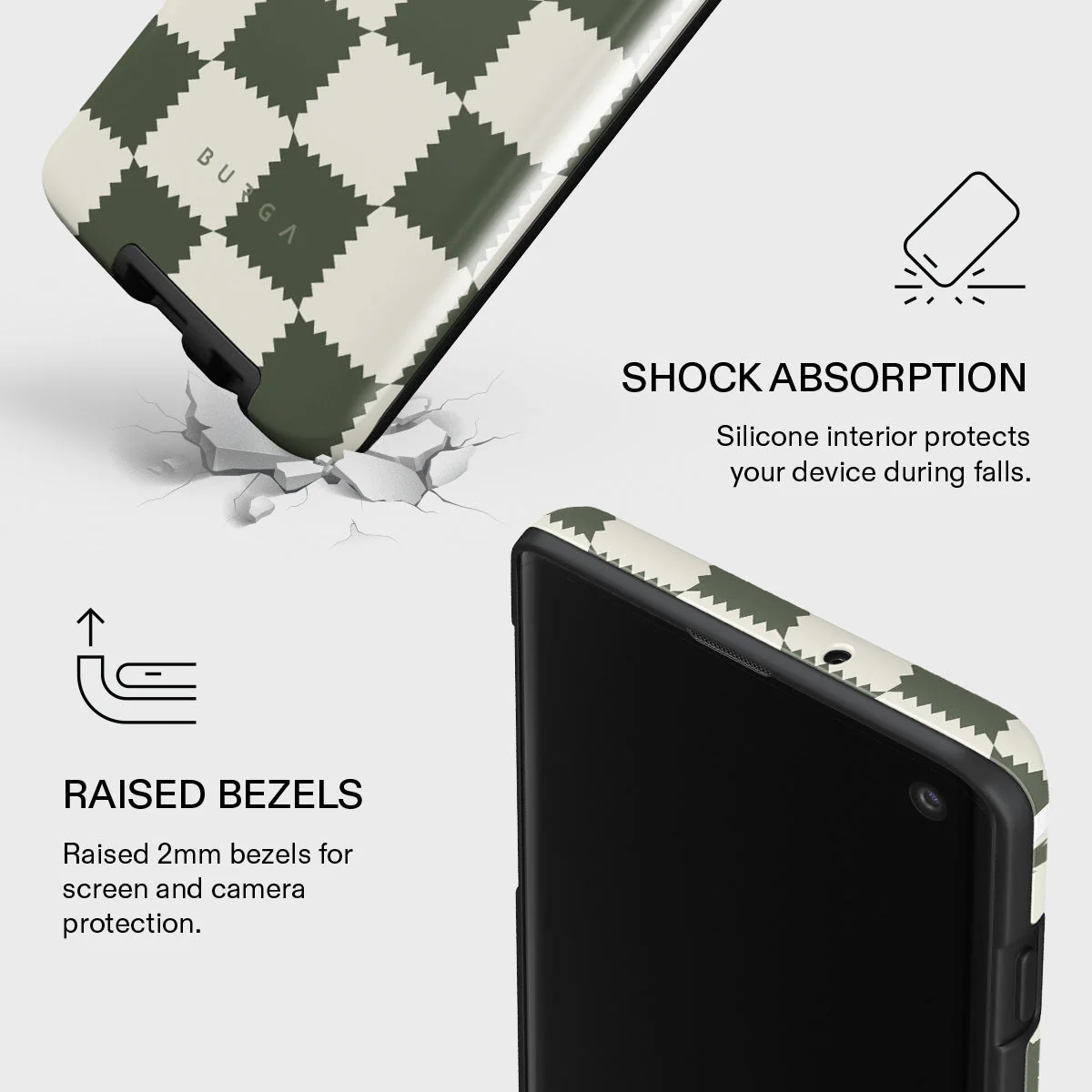 Retro Grid - Samsung Galaxy S10 Plus Case - Image 8