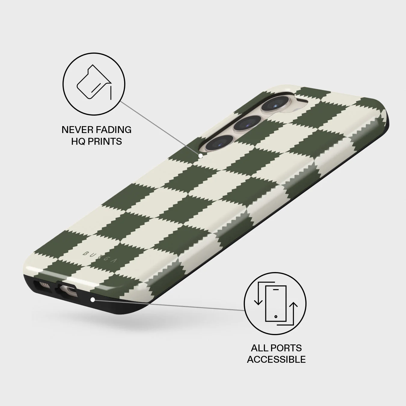 Retro Grid - Samsung Galaxy S23 Plus Case - Image 3